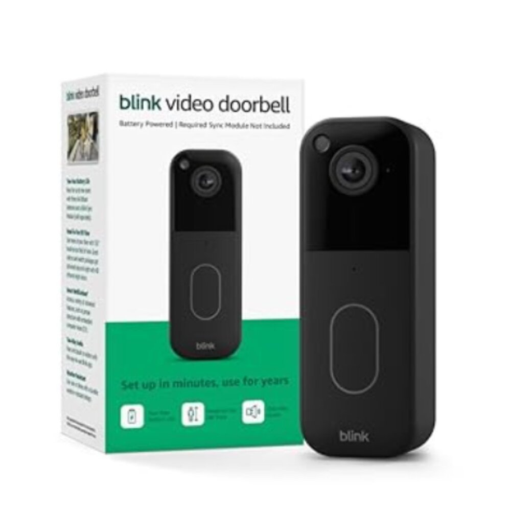 Blink Video Doorbell (newest model) INCLUDES Sync Module CROSS-LISTED SOLD!